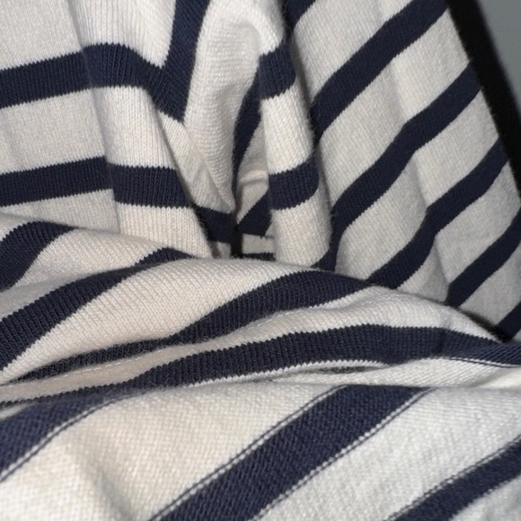 Boden Navy and White Striped Top - Picture 3 of 5